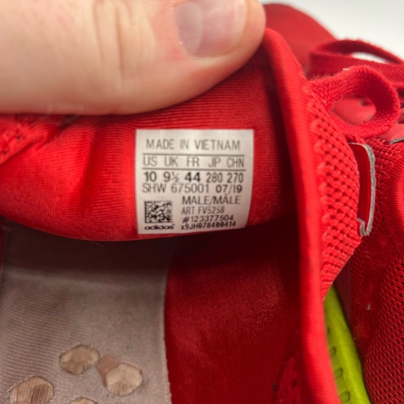 Adidas NMD R1 Multicolor Red Blue Yellow Mens Size 11 - Picture 7 of 8